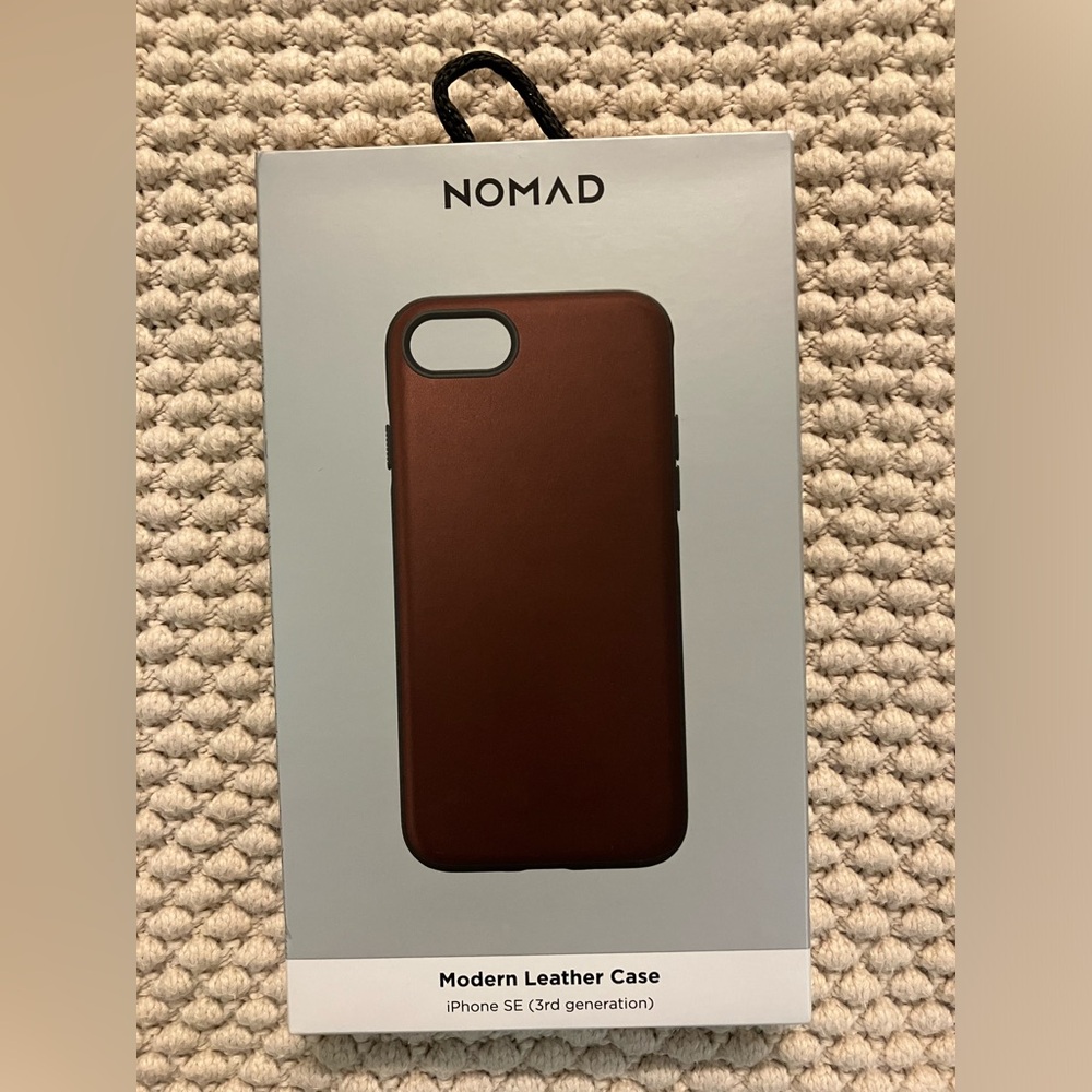 Nomad Brown Leather Phone Case (iPhone SE, 7 & 8)